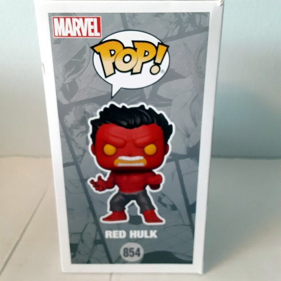 FUNKO POP #854 Marvel Hot Topic Exclusive Red Hulk - Picture 2 of 5